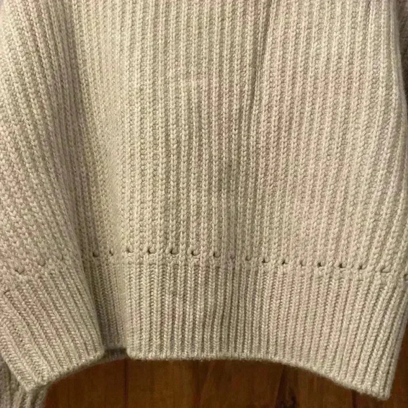 Thakoon Woman’s Argyle Pointelle Sweater In Oatmeal- 100% Wool NWT - Picture 7 of 8